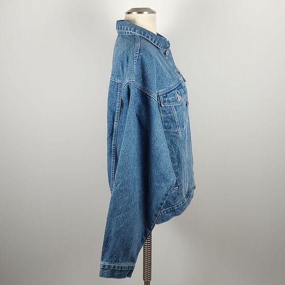 NWOT! 90s DISNEY Winnie the Pooh & Friends Embroidered Denim Jean Jacket Size XL - Picture 6 of 14